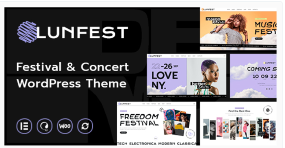 Lunfest - Festival & Concert WordPress Theme