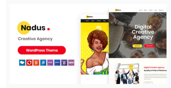 Nadus - Creative WordPress Theme