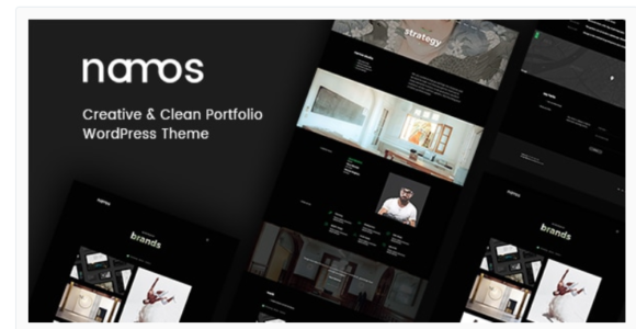 Namos - Creative One/Multi-Page Portfolio WordPress Theme