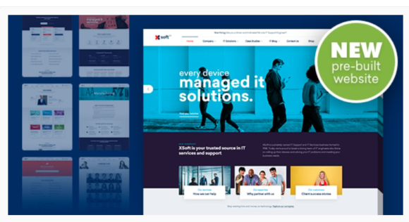 Nanosoft - WP Theme for IT Solutions and Services Company