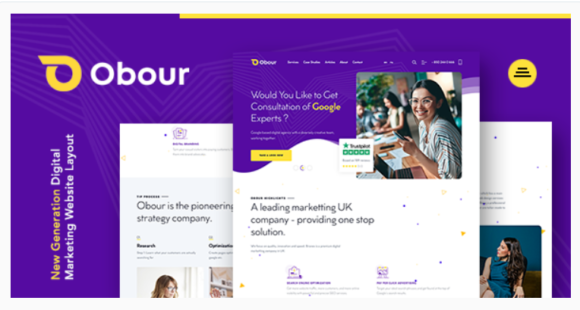 Obour - Digital Marketing Agency WordPress Theme