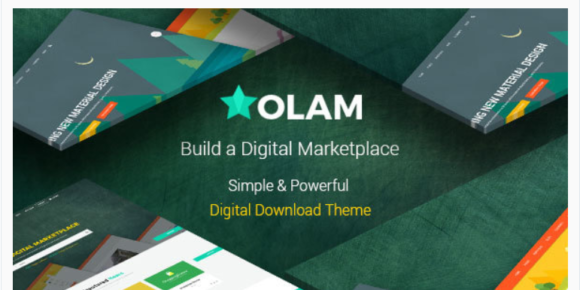 Olam - Easy Digital Downloads Marketplace WordPress Theme