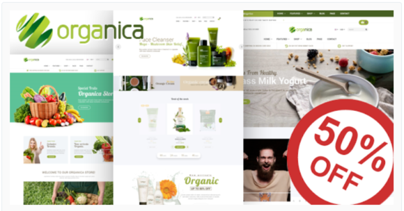 Organica - Organic, Beauty, Natural Cosmetics, Food, Farn and Eco WordPress Theme