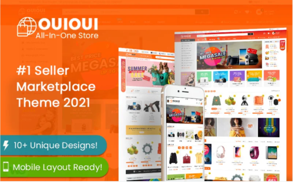 OuiOui - Multi Vendor MarketPlace Elementor WooCommerce WordPress Theme
