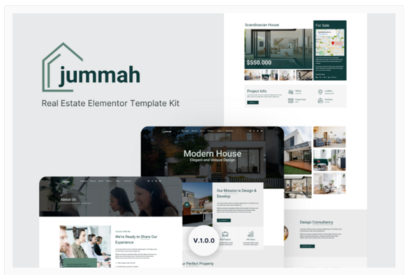 Jummah - Real Estate Elementor Template Kit