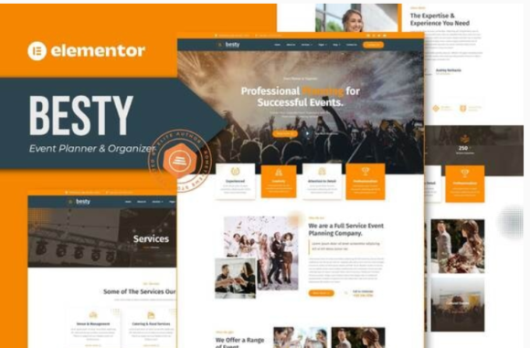 Besty - Event Planner & Organizer Elementor Template Kit