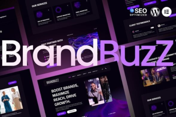 BrandBuzz - Digital Agency Elementor Kit