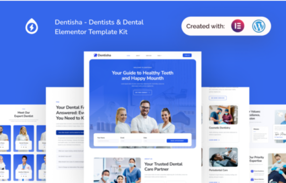 Dentisha - Dentists & Dental Elementor Template Kit