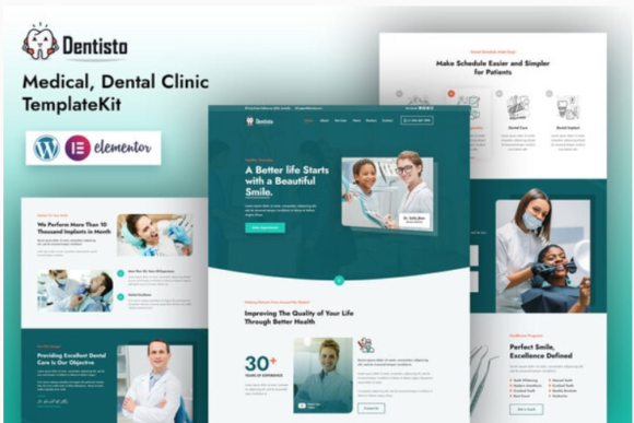 Dentisto - Dentist & Medical Elementor Template Kit
