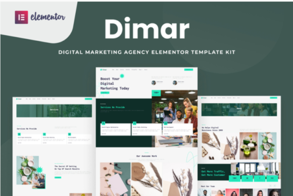 Dimar - Digital Marketing Elementor Template Kit