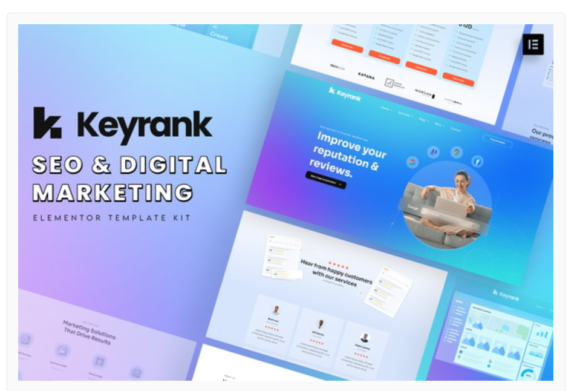 Keyrank - SEO & Digital Marketing Agency Template Kit
