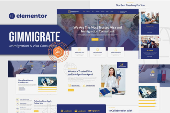 Ginter - Modern Architecture Elementor Template Kit