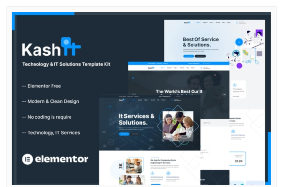 Kashit - Technology & IT Solutions Template Kit