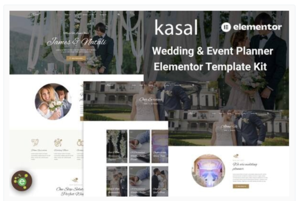 Kasal - Wedding & Event Planner Elementor Template Kit