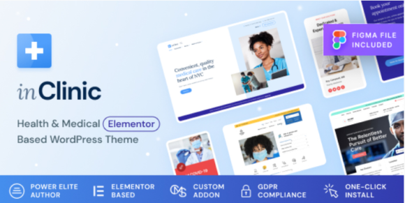 InClinic - Healthcare & Medical WordPress Theme
