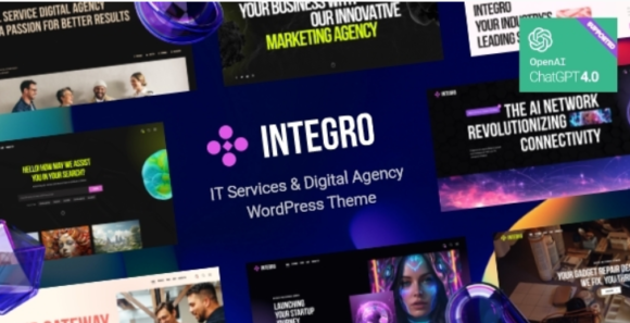 Integro — IT Services & Digital Agency WordPress Theme