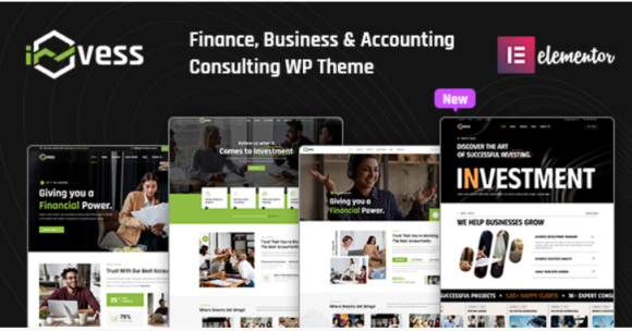 Invess - Accounting & Finance Consulting WordPress Theme