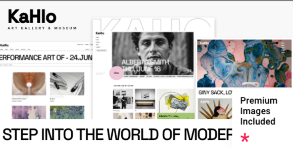 Kahlo - Art Gallery and Museum Theme