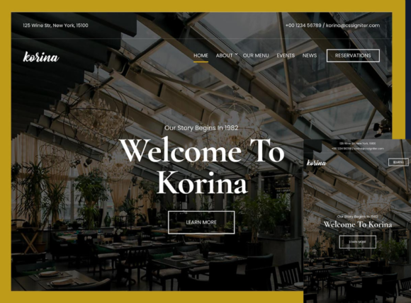 Korina WordPress theme