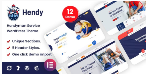 Hendy - Handyman Service WordPress Theme