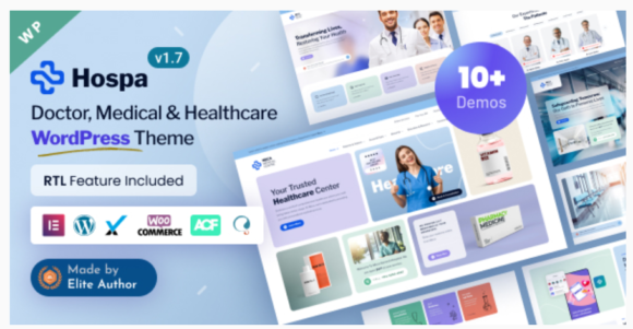 Hospa - Doctors, Medical Clinic & Hospital WordPress Theme