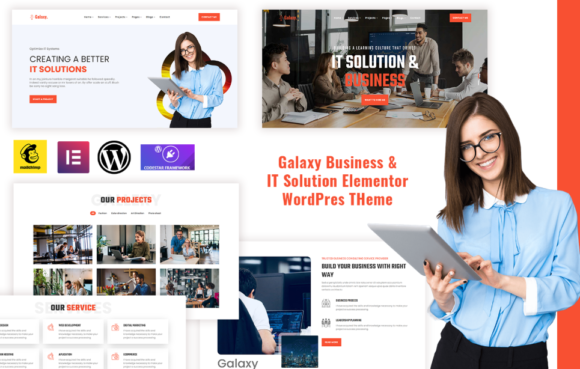 GalaxyPro - Consulting and IT WordPress Theme