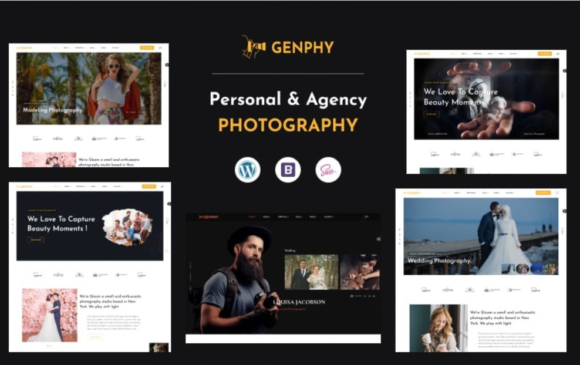 Genphy - Photography WordPress Theme