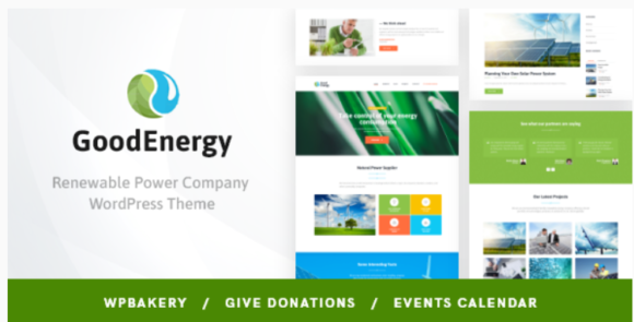 Good Energy - Ecology & Renewable Energy WordPress Theme