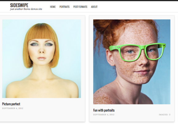 Graph Paper Press Sideswipe WordPress Theme