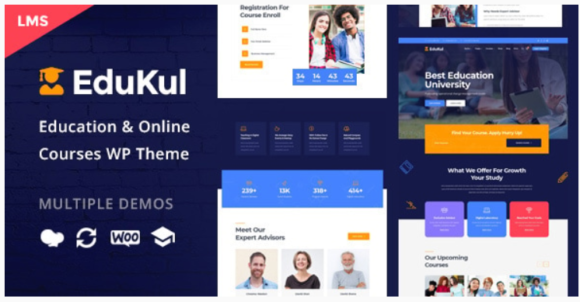 Edukul | Online Courses WordPress Theme