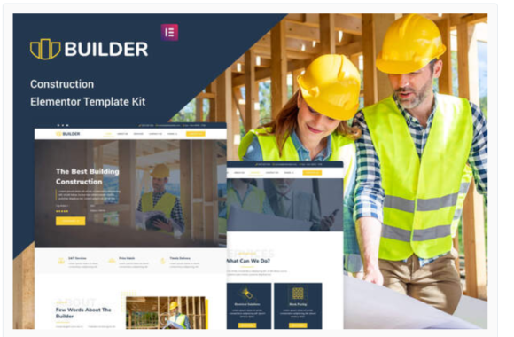 The Builder - Construction & Architecture Elementor Template Kit
