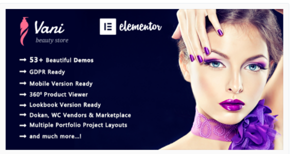 Vani | Cosmetic Beauty WooCommerce WordPress Theme