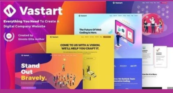 Vastart  – Digital Company & Startup WordPress Theme
