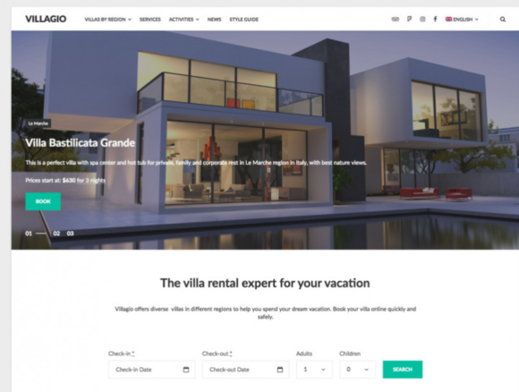 Villagio – Premium Real Estate WordPress Theme