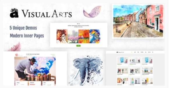 Visual Art | Gallery WordPress Theme