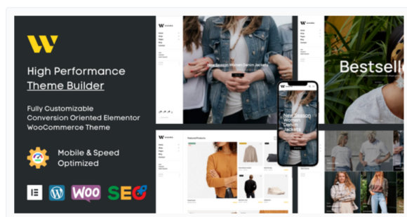 Wooma - Fashion Shop Ecommerce Elementor Wordpress Theme
