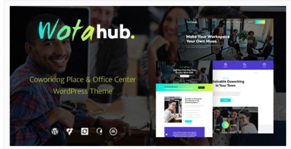 WotaHub | Coworking Space WordPress Theme
