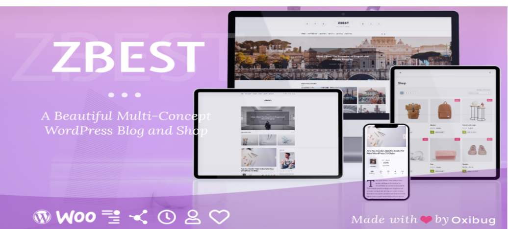 ZBest – Multi-Concept WordPress Blog Theme