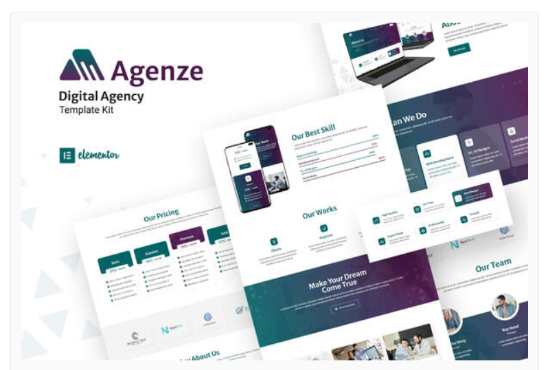 Agenze - The Digital Agency Elementor Template Kit