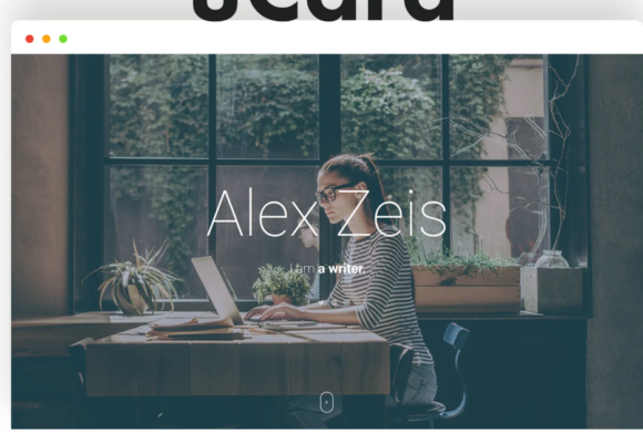 uCard - Animated vCard WordPress Theme