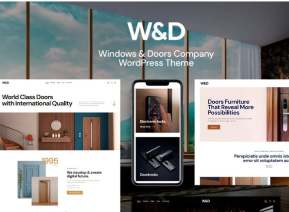 W&D Windows & Doors Company  WordPress Theme