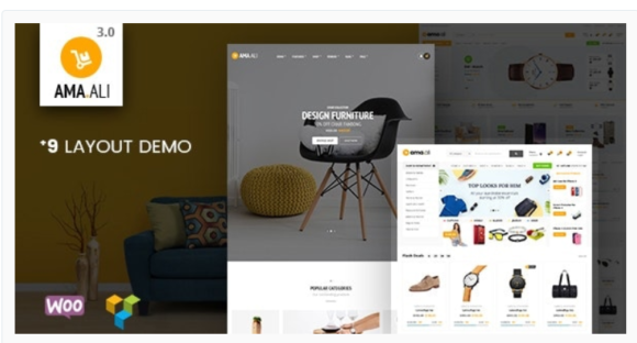Ama.Ali - Market Furniture Shop WooCommerce WordPress Theme