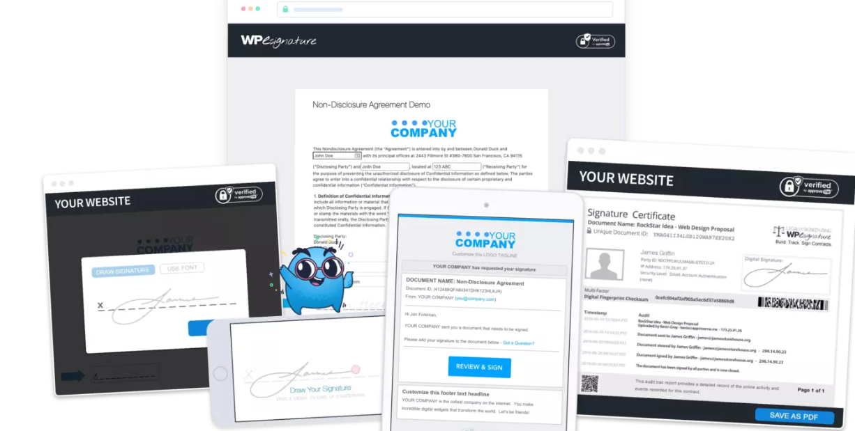 E-Signature Wordpress Plugin