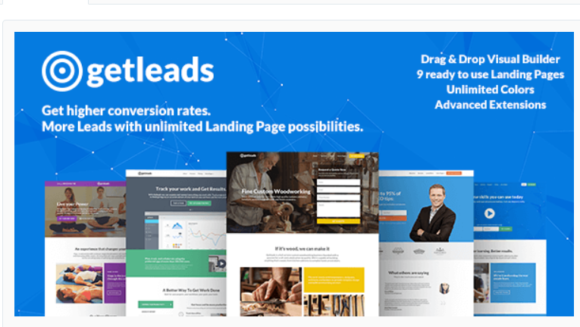 Getleads High-Performance Landing Page WordPress Theme