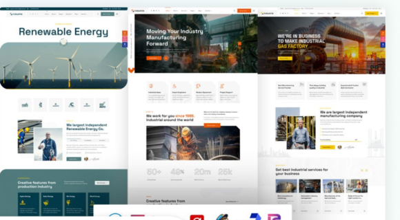 Industrial – Factory & Industry WordPress Theme