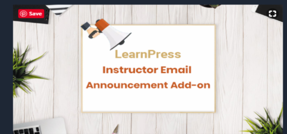 LearnPress – Announcements Add-on Plugin