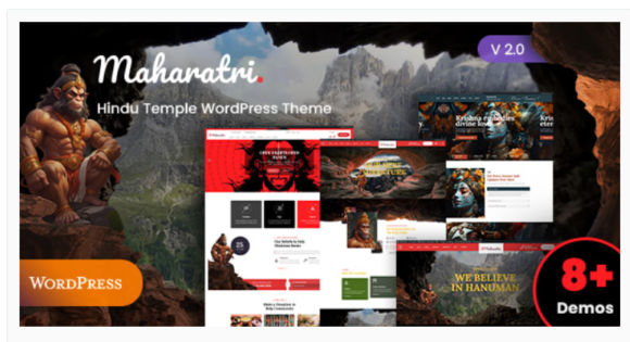 Maharatri - Hindu Temple WordPress Theme