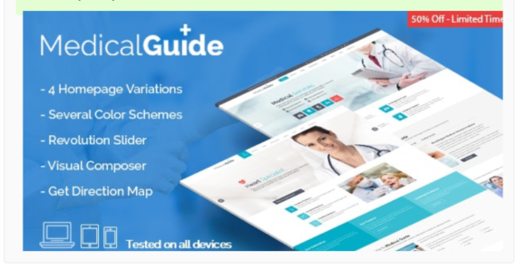 MedicalGuide Theme – Health & Dental WordPress Theme