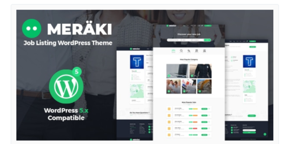 Meraki - Job Board WordPress Theme