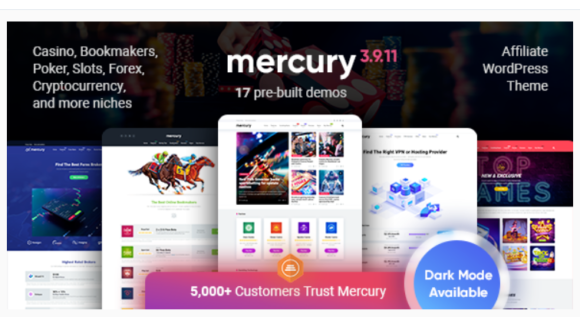 Mercury - Affiliate WordPress Theme